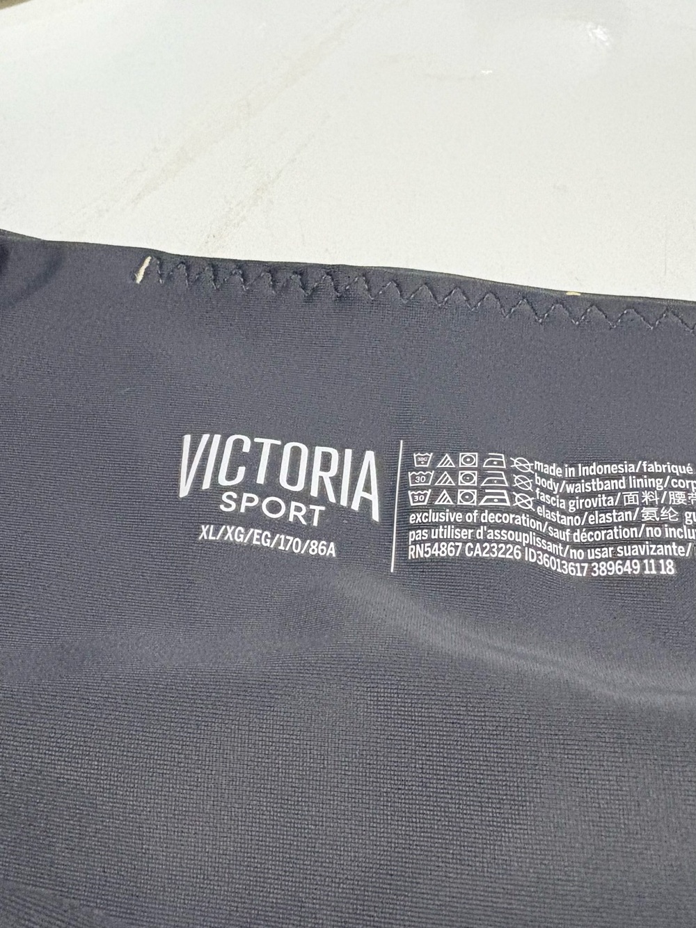 Victoria's Secret Navy Space-Print Kids Leggings - Picture 7 of 12